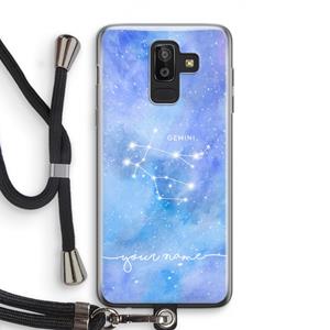 CaseCompany Sterrenbeeld - Licht: Samsung Galaxy J8 (2018) Transparant Hoesje met koord