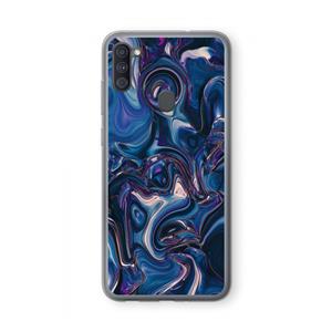 CaseCompany Mirrored Mirage: Samsung Galaxy A11 Transparant Hoesje