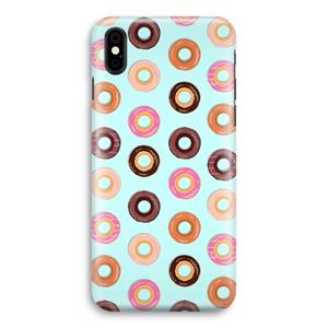 CaseCompany Donuts: iPhone Xs Volledig Geprint Hoesje