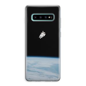 CaseCompany Alone in Space: Samsung Galaxy S10 Plus Transparant Hoesje
