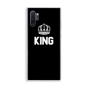 CaseCompany King zwart: Samsung Galaxy Note 10 Plus Transparant Hoesje