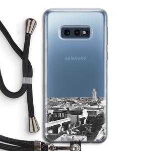 CaseCompany Marrakech Skyline : Samsung Galaxy S10e Transparant Hoesje met koord