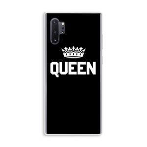CaseCompany Queen zwart: Samsung Galaxy Note 10 Plus Transparant Hoesje