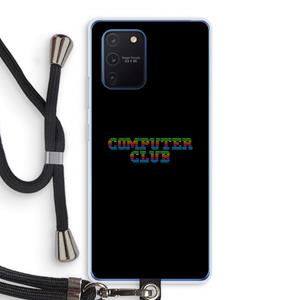 CaseCompany Retro: Samsung Galaxy Note 10 Lite Transparant Hoesje met koord