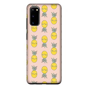 CaseCompany Ananas: Samsung Galaxy S20 Tough Case