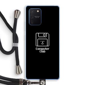 CaseCompany Hello: Samsung Galaxy Note 10 Lite Transparant Hoesje met koord