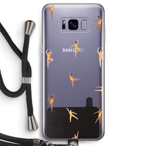 CaseCompany Dans #2: Samsung Galaxy S8 Transparant Hoesje met koord