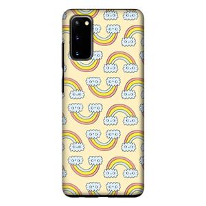 CaseCompany Regenboog: Samsung Galaxy S20 Tough Case