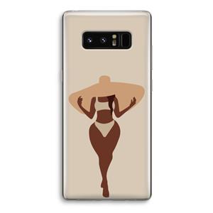 CaseCompany Let's get salty: Samsung Galaxy Note 8 Transparant Hoesje