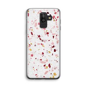 CaseCompany Terrazzo N°9: Samsung Galaxy J8 (2018) Transparant Hoesje