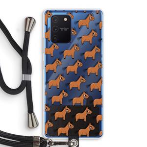 CaseCompany Pony: Samsung Galaxy Note 10 Lite Transparant Hoesje met koord