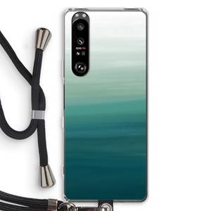 CaseCompany Ocean: Sony Xperia 1 III Transparant Hoesje met koord