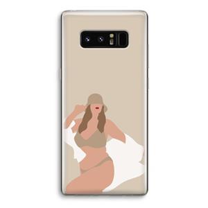 CaseCompany One of a kind: Samsung Galaxy Note 8 Transparant Hoesje