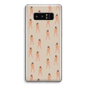 CaseCompany You're so golden: Samsung Galaxy Note 8 Transparant Hoesje