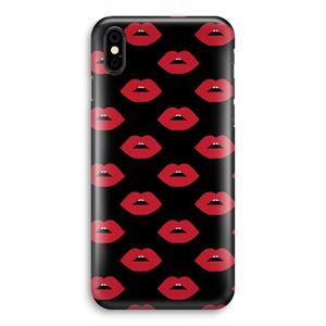 CaseCompany Lips: iPhone X Volledig Geprint Hoesje