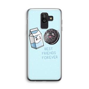 CaseCompany Best Friend Forever: Samsung Galaxy J8 (2018) Transparant Hoesje