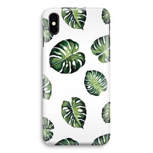 CaseCompany Tropische bladeren: iPhone Xs Volledig Geprint Hoesje