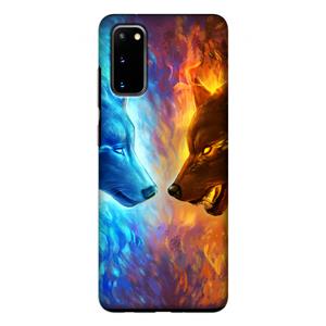 CaseCompany Fire & Ice: Samsung Galaxy S20 Tough Case