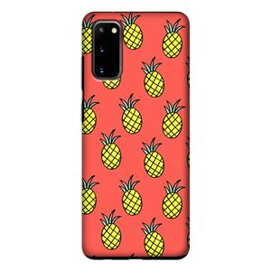 CaseCompany Ananas: Samsung Galaxy S20 Tough Case