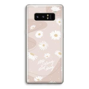 CaseCompany Daydreaming becomes reality: Samsung Galaxy Note 8 Transparant Hoesje