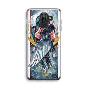 CaseCompany Golden Raven: Samsung Galaxy J8 (2018) Transparant Hoesje