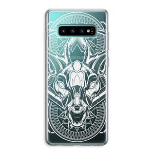 CaseCompany Oh Deer: Samsung Galaxy S10 Plus Transparant Hoesje