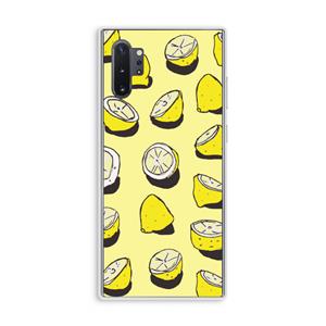 CaseCompany When Life Gives You Lemons...: Samsung Galaxy Note 10 Plus Transparant Hoesje