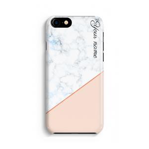 CaseCompany Marmer in stijl: Volledig geprint iPhone SE 2020 Hoesje