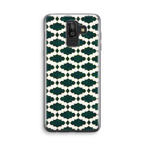 CaseCompany Moroccan tiles: Samsung Galaxy J8 (2018) Transparant Hoesje