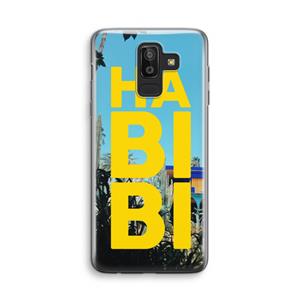 CaseCompany Habibi Majorelle : Samsung Galaxy J8 (2018) Transparant Hoesje