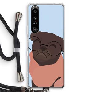 CaseCompany Ludo: Sony Xperia 1 III Transparant Hoesje met koord