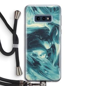 CaseCompany Dreaming About Whales: Samsung Galaxy S10e Transparant Hoesje met koord