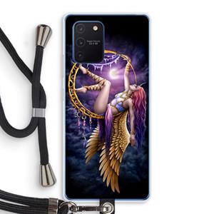 CaseCompany Aerial Angel: Samsung Galaxy Note 10 Lite Transparant Hoesje met koord