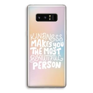 CaseCompany The prettiest: Samsung Galaxy Note 8 Transparant Hoesje