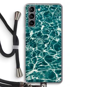 CaseCompany Weerkaatsing water: Samsung Galaxy S21 Transparant Hoesje met koord