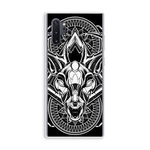 CaseCompany Oh Deer: Samsung Galaxy Note 10 Plus Transparant Hoesje