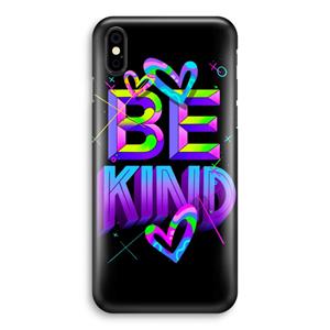 CaseCompany Be Kind: iPhone X Volledig Geprint Hoesje