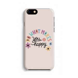 CaseCompany Happy days: Volledig geprint iPhone SE 2020 Hoesje
