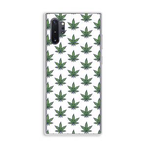 CaseCompany Weed: Samsung Galaxy Note 10 Plus Transparant Hoesje