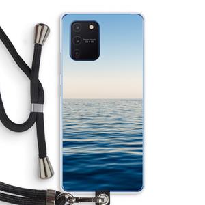 CaseCompany Water horizon: Samsung Galaxy Note 10 Lite Transparant Hoesje met koord