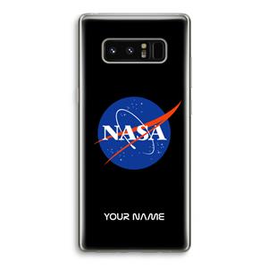 CaseCompany NASA: Samsung Galaxy Note 8 Transparant Hoesje