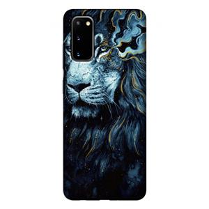 CaseCompany Darkness Lion: Samsung Galaxy S20 Tough Case