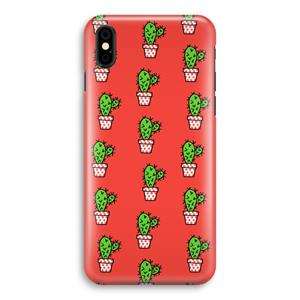 CaseCompany Mini cactus: iPhone X Volledig Geprint Hoesje