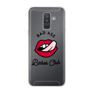 CaseCompany Badass Babes Club: Samsung Galaxy A6 Plus (2018) Transparant Hoesje