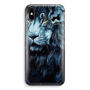 CaseCompany Darkness Lion: iPhone X Volledig Geprint Hoesje