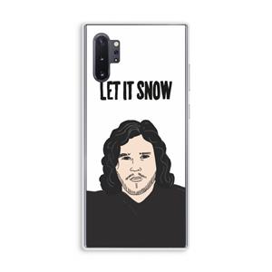 CaseCompany Let It Snow: Samsung Galaxy Note 10 Plus Transparant Hoesje
