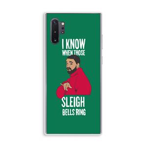 CaseCompany Sleigh Bells Ring: Samsung Galaxy Note 10 Plus Transparant Hoesje