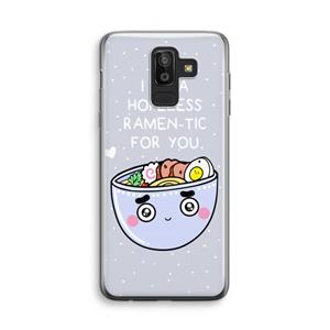 CaseCompany I'm A Hopeless Ramen-Tic For You: Samsung Galaxy J8 (2018) Transparant Hoesje