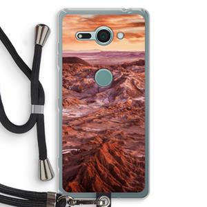 CaseCompany Mars: Sony Xperia XZ2 Compact Transparant Hoesje met koord