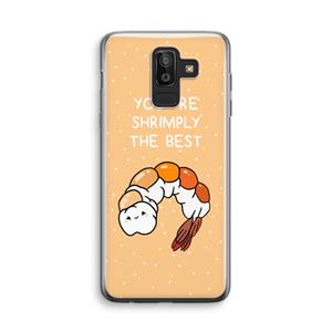 CaseCompany You're Shrimply The Best: Samsung Galaxy J8 (2018) Transparant Hoesje